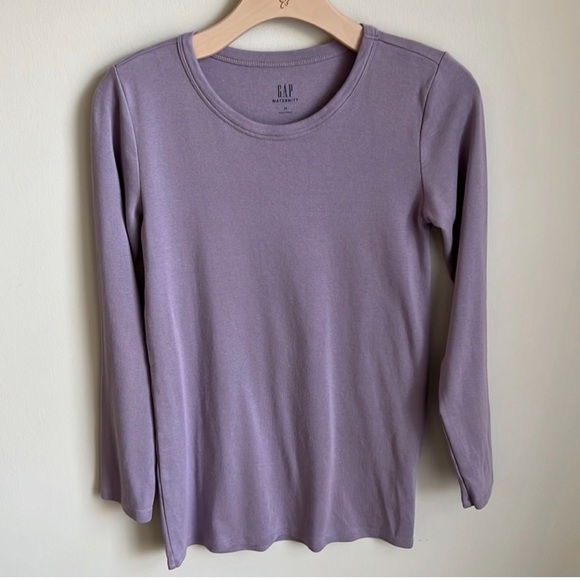 (3) Gap Maternity long sleeve T-shirt BUNDLE - Picture 5 of 6